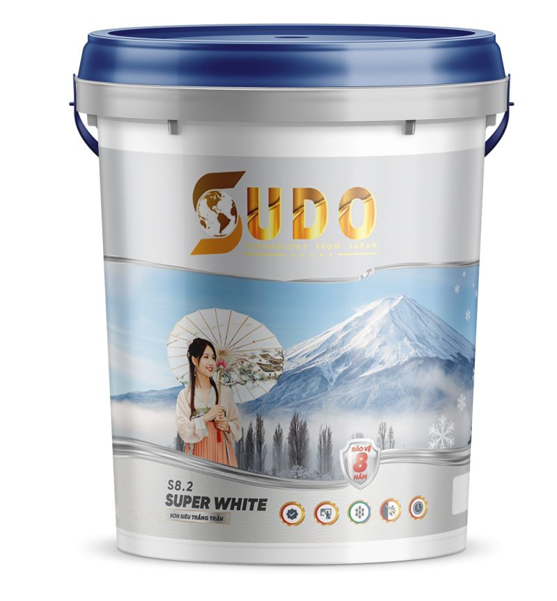 SƠN SIÊU TRẮNG TRẦN- SUPPER WHITE (S8.2-22KG)